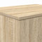 vidaXL Storage Cabinet Sonoma oak 127 x 41 x 40 cm Engineered wood