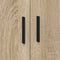 vidaXL Storage Cabinet Sonoma oak 127 x 41 x 40 cm Engineered wood