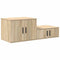 vidaXL Storage Cabinet Sonoma oak 127 x 41 x 40 cm Engineered wood
