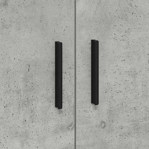 vidaXL Storage Cabinet Concrete grey 127 x 41 x 40 cm Engineered wood