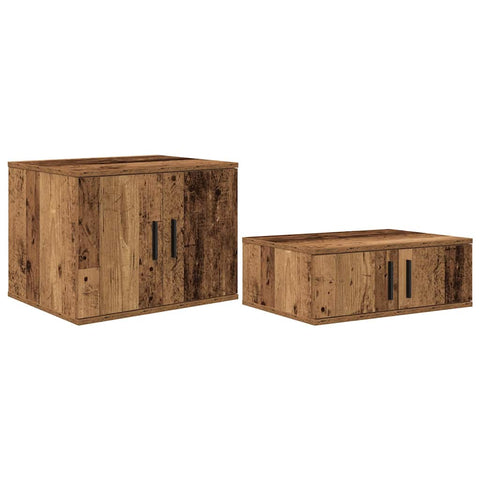 vidaXL Storage Cabinet Old wood 127 x 41 x 40 cm Engineered wood