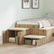 vidaXL Storage Cabinet Artisan oak 127 x 41 x 40 cm Engineered wood