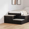 vidaXL Storage Cabinet Black oak 118 x 41 x 40 cm Engineered wood