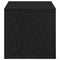 vidaXL Storage Cabinet Black oak 118 x 41 x 40 cm Engineered wood