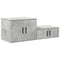 vidaXL Storage Cabinet Concrete grey 118 x 41 x 40 cm Engineered wood