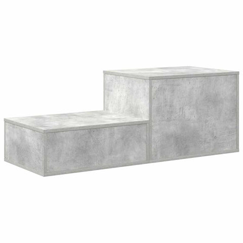 vidaXL Storage Cabinet Concrete grey 118 x 41 x 40 cm Engineered wood