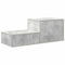 vidaXL Storage Cabinet Concrete grey 118 x 41 x 40 cm Engineered wood