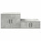 vidaXL Storage Cabinet Concrete grey 118 x 41 x 40 cm Engineered wood