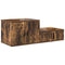 vidaXL Storage Cabinet Smoked oak 118 x 41 x 40 cm Engineered wood