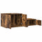 vidaXL Storage Cabinet Smoked oak 118 x 41 x 40 cm Engineered wood
