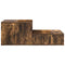 vidaXL Storage Cabinet Smoked oak 118 x 41 x 40 cm Engineered wood