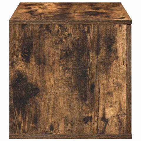 vidaXL Storage Cabinet Smoked oak 118 x 41 x 40 cm Engineered wood