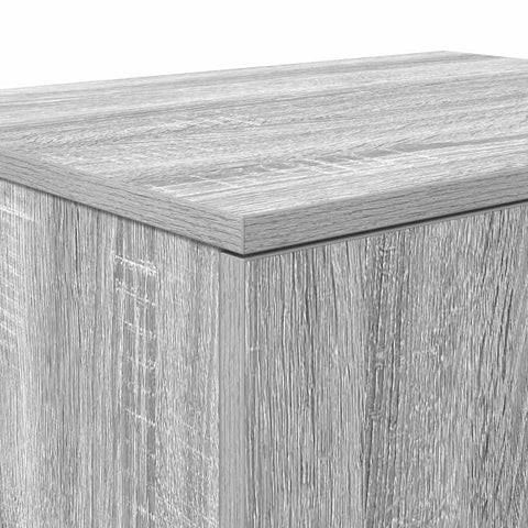 vidaXL Storage Cabinet Grey sonoma 118 x 41 x 40 cm Engineered wood