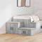 vidaXL Storage Cabinet Grey sonoma 118 x 41 x 40 cm Engineered wood
