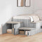 vidaXL Storage Cabinet Grey sonoma 118 x 41 x 40 cm Engineered wood