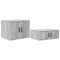 vidaXL Storage Cabinet Grey sonoma 118 x 41 x 40 cm Engineered wood