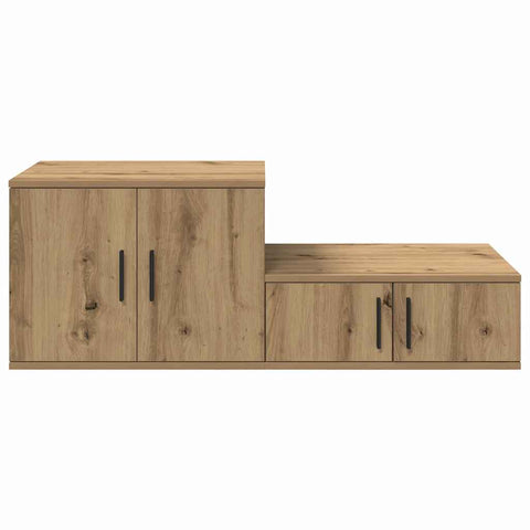 vidaXL Storage Cabinet Artisan oak 118 x 41 x 40 cm Engineered wood
