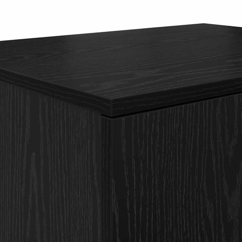 vidaXL Storage Cabinet Black oak 108 x 41 x 40 cm Engineered wood