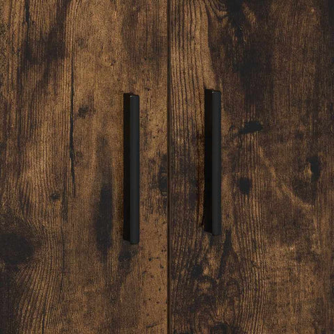 vidaXL Storage Cabinet Smoked oak 108 x 41 x 40 cm Engineered wood