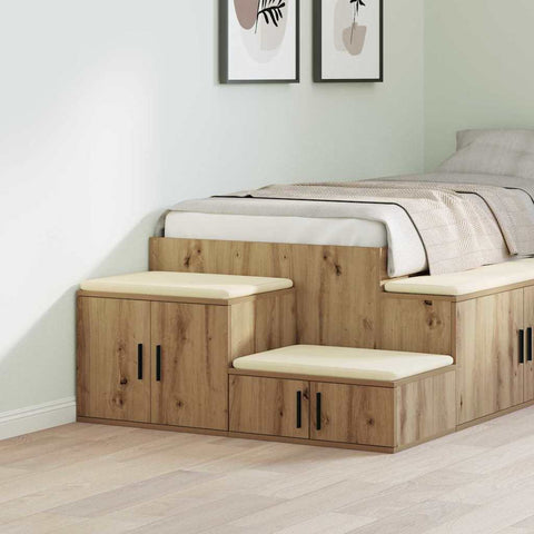 vidaXL Storage Cabinet Artisan oak 103 x 41 x 40 cm Engineered wood