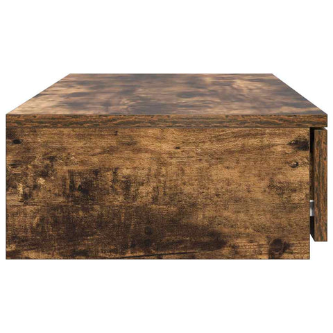 vidaXL Bed Drawers Smoked oak 100 x 36.5 x 16.5 cm Engineered wood