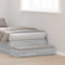 vidaXL Bed Drawers Grey sonoma 100 x 36.5 x 16.5 cm Engineered wood