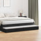 vidaXL Bed Drawers Black oak 200 x 36.5 x 16.5 cm Engineered wood