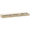 vidaXL Bed Drawers Sonoma oak 200 x 36.5 x 16.5 cm Engineered wood