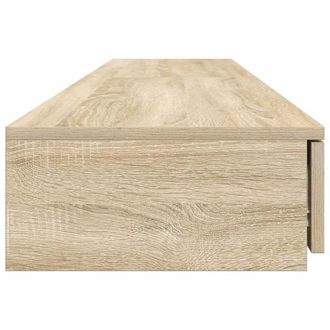 vidaXL Bed Drawers Sonoma oak 200 x 36.5 x 16.5 cm Engineered wood