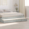vidaXL Bed Drawers Concrete grey 200 x 36.5 x 16.5 cm Engineered wood