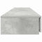 vidaXL Bed Drawers Concrete grey 200 x 36.5 x 16.5 cm Engineered wood