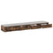 vidaXL Bed Drawers Smoked oak 200 x 36.5 x 16.5 cm Engineered wood