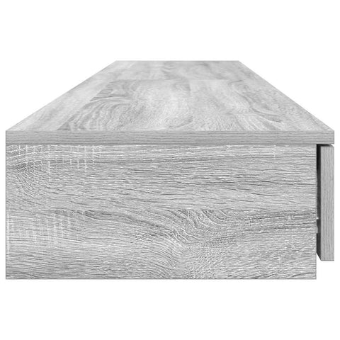 vidaXL Bed Drawers Grey sonoma 200 x 36.5 x 16.5 cm Engineered wood