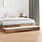 vidaXL Bed Drawers Old wood 200 x 36.5 x 16.5 cm Engineered wood