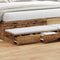 vidaXL Bed Drawers Old wood 200 x 36.5 x 16.5 cm Engineered wood