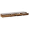 vidaXL Bed Drawers Old wood 200 x 36.5 x 16.5 cm Engineered wood