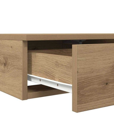 vidaXL Bed Drawers Artisan oak 200 x 36.5 x 16.5 cm Engineered wood