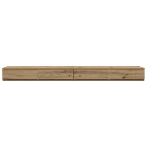 vidaXL Bed Drawers Artisan oak 200 x 36.5 x 16.5 cm Engineered wood