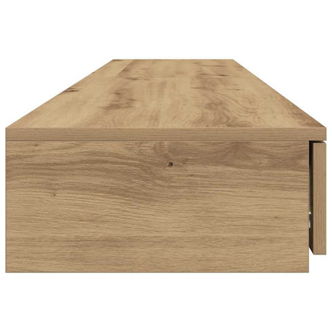 vidaXL Bed Drawers Artisan oak 200 x 36.5 x 16.5 cm Engineered wood