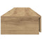vidaXL Bed Drawers Artisan oak 200 x 36.5 x 16.5 cm Engineered wood