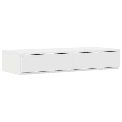 vidaXL Bed Drawers White 80 x 36.5 x 16.5 cm Engineered Wood
