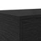 vidaXL Bed Drawers Black oak 80 x 36.5 x 16.5 cm Engineered wood