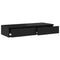 vidaXL Bed Drawers Black oak 80 x 36.5 x 16.5 cm Engineered wood