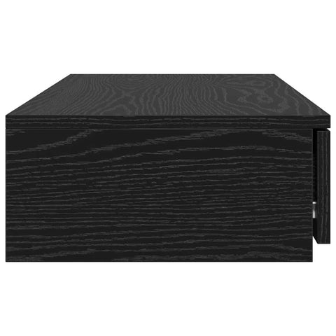 vidaXL Bed Drawers Black oak 80 x 36.5 x 16.5 cm Engineered wood