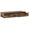 vidaXL Bed Drawers Smoked oak 80 x 36.5 x 16.5 cm Engineered wood