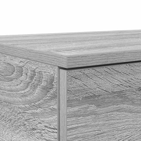 vidaXL Bed Drawers Grey sonoma 80 x 36.5 x 16.5 cm Engineered wood
