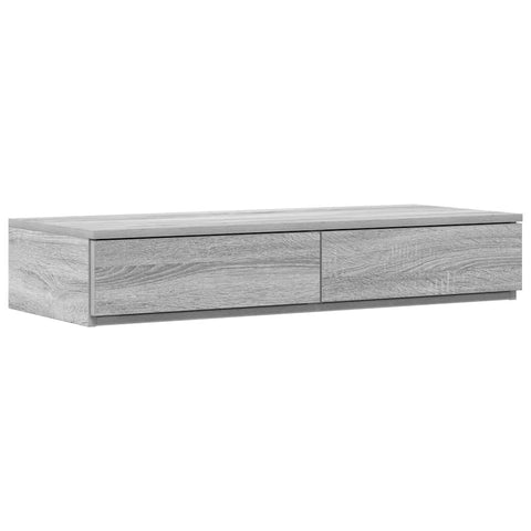vidaXL Bed Drawers Grey sonoma 80 x 36.5 x 16.5 cm Engineered wood