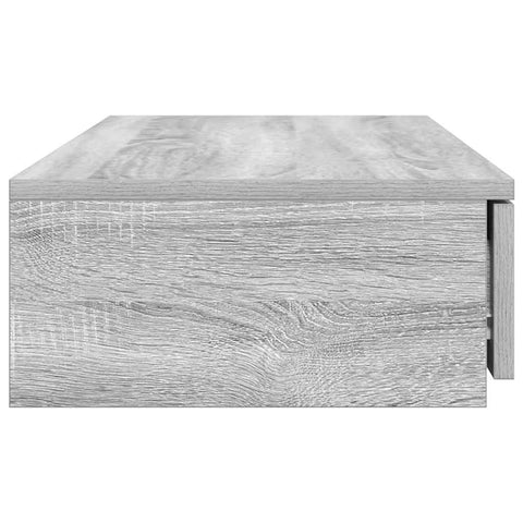 vidaXL Bed Drawers Grey sonoma 80 x 36.5 x 16.5 cm Engineered wood