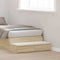 vidaXL Bed Drawers Sonoma oak 90 x 36.5 x 16.5 cm Engineered wood