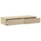 vidaXL Bed Drawers Sonoma oak 90 x 36.5 x 16.5 cm Engineered wood